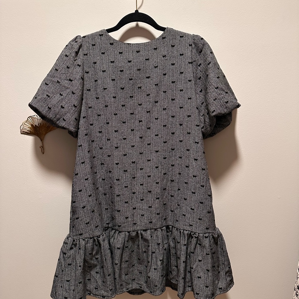 She + Sky Black and White Bow Dress